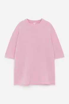 Футболка свободного покроя из кашемира Arket, розовый