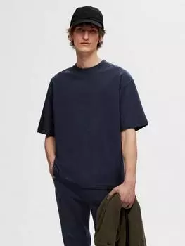 Футболка свободного покроя oscar SELECTED HOMME, цвет Sky Captain