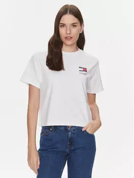 Футболка свободного покроя Tommy Jeans, белый