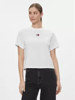 Футболка свободного покроя Tommy Jeans, белый