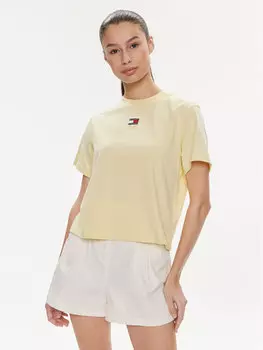 Футболка свободного покроя Tommy Jeans, желтый