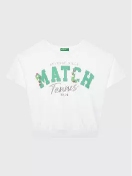 Футболка свободного покроя United Colors Of Benetton, белый