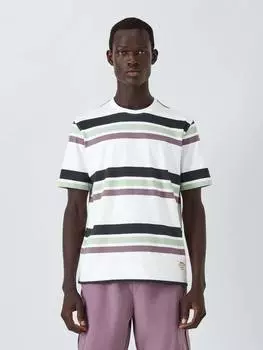 Футболка свободного покроя в полоску barbour golborne Barbour, белый