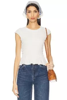 Футболка "Sylvie" от Free People, ivory