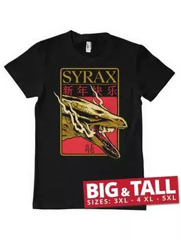 Футболка Syrax Dragon Big & Tall T-Shirt House Of The Dragon, черный