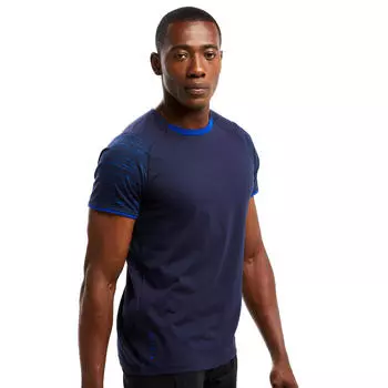 Футболка T100 Team женская/мужская темно-синяя KIPSTA, темно-синий