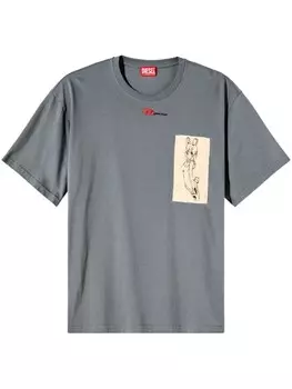 Футболка T-Boxt Diesel, серый