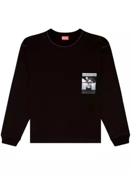 Футболка T-Boxt-Ls-N Diesel, черный