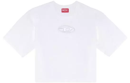 Футболка T Buxt Crop Od Cotton DIESEL, белый