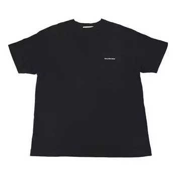 Футболка t-shirt 'black' Balenciaga, черный