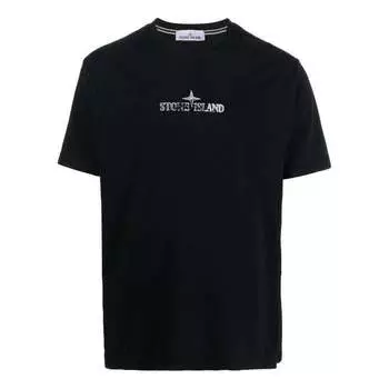 Футболка t-shirt 'black' Stone Island, черный