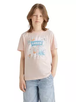 Футболка t-shirt con stampa per ragazzi Levi'S, красный