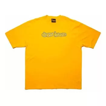 Футболка t-shirt 'golden yellow' Drew House, золотой
