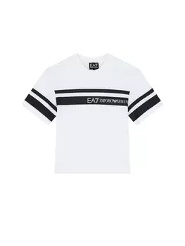 Футболка t-shirt logo series boy Ea7, белый