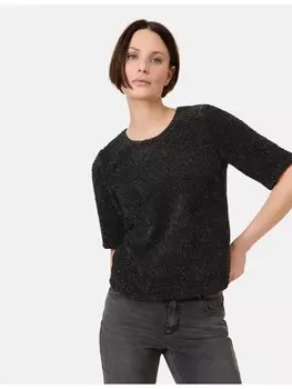 Футболка TAIFUN Kurzarm Rundhals, черный