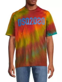 Футболка тай-дай Dsquared2, цвет Multi