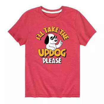 Футболка Take The Updog с рисунком для мальчиков 8–20 лет Licensed Character