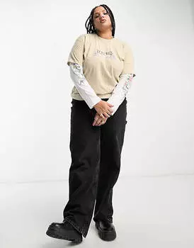 Футболка Tammy Girl Plus в стиле 90-х с рисунком для скейтбординга