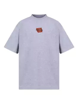 Футболка Taped с логотипом BALENCIAGA, серый