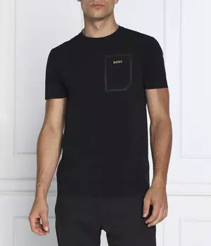 Футболка тарик Regular fit Boss Green, черный