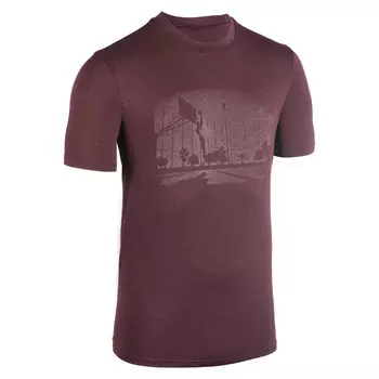 Футболка Tarmak, цвет burgunderrot lila