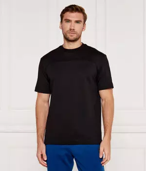 Футболка тэссин Regular fit Boss, черный