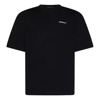 Футболка tattoo arrow skate short-sleeve tee 'black white' Off-White, черный