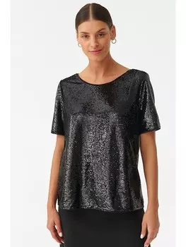 Футболка TATUUM Paillettenshirt, черный