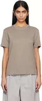 Футболка Taupe Ami de Cur Ami Paris, цвет Light taupe