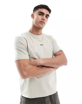 Футболка tchup бежевого цвета BOSS Orange