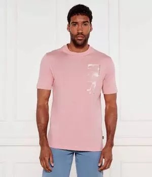Футболка te_atacama Regular fit Boss Orange, розовый