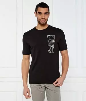 Футболка te_atacama Regular fit Boss Orange, черный