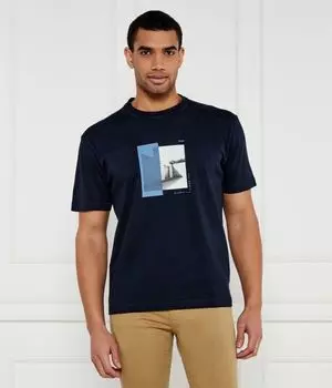 Футболка te_barragan Regular fit Boss Orange, синий