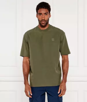Футболка te_cell Relaxed fit Boss Orange, зеленый