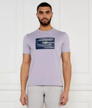 Футболка te_dune Regular fit Boss Orange, лавандовый