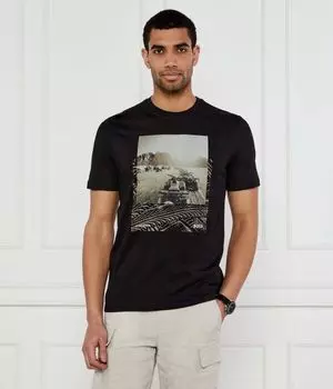 Футболка te_dunetrace Regular fit Boss Orange, черный