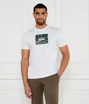 Футболка te_injungle Regular fit Boss Orange, белый