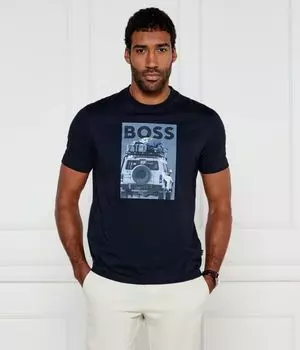 Футболка te_mextour Regular fit Boss Orange, синий