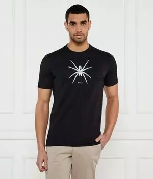 Футболка te_spiderbat Regular fit Boss Orange, черный