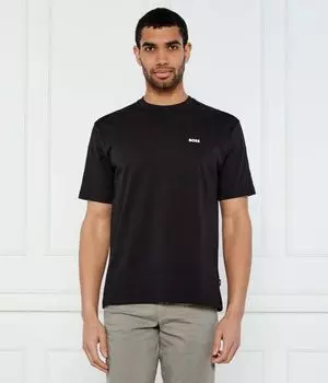 Футболка te_surfaceshort Loose fit Boss Orange, черный