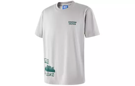 Футболка Team унисекс светло-серые NBA, светло-серый