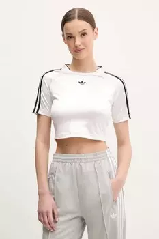 Футболка Teamgeist Adidas Originals, белый
