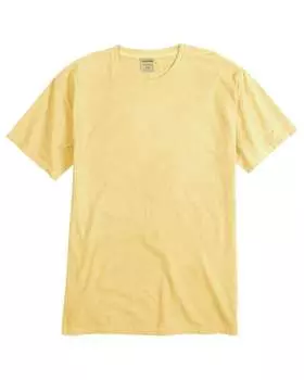 Футболка Tearaway, окрашенная в готовом виде ComfortWash by Hanes, цвет summer squash yellow