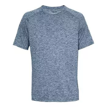 Футболка tech 2.0 t-shirt 'heather grey' Under Armour, серый