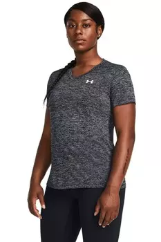 Футболка Tech с V-образным вырезом Under Armour, черный