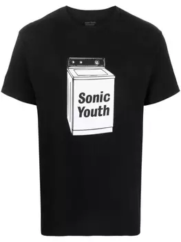 Футболка Techpack с графичным принтом Pleasures, черный