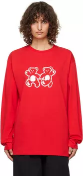 Футболка Тедди Близнецы We11done, красный