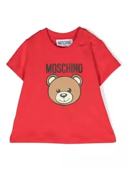 Футболка Teddy Bear Moschino Kids, красный