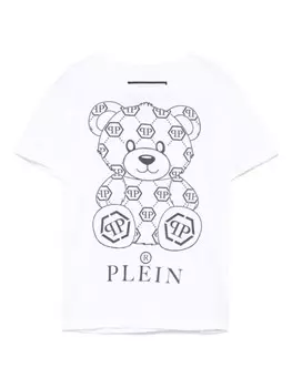 Футболка Teddy Bear Philipp Plein Junior, белый