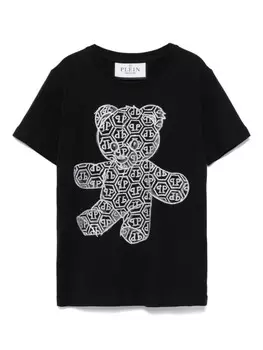 Футболка Teddy Bear Philipp Plein Junior, черный